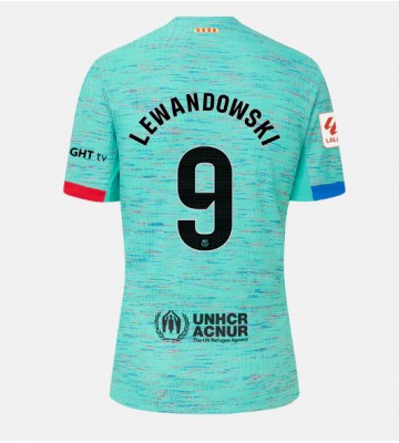 Barcelona Robert Lewandowski #9 Replika Tredjetrøje 2023-24 Kortærmet